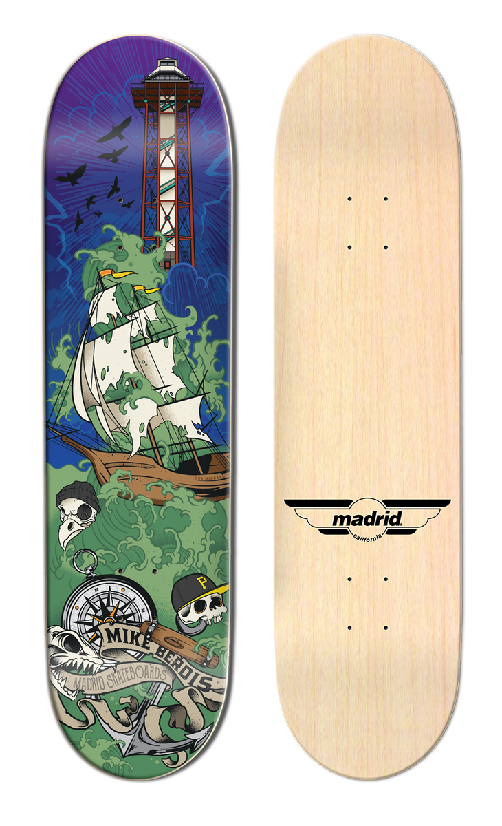 MADRID SKATEBOARD MADRID FLY マドリッドフライ 蝿柄 MADRID SKATEBOARD MADRID FLY マドリッドフライ 蝿柄 MADRID