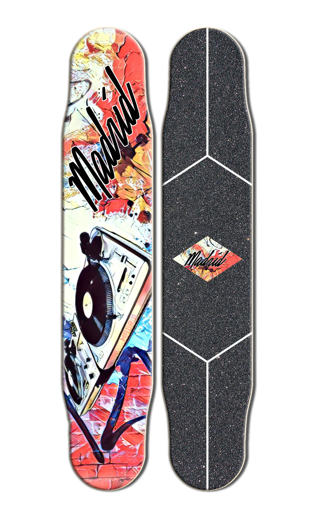 Fiberglass Longboard Carver 46" Turntable