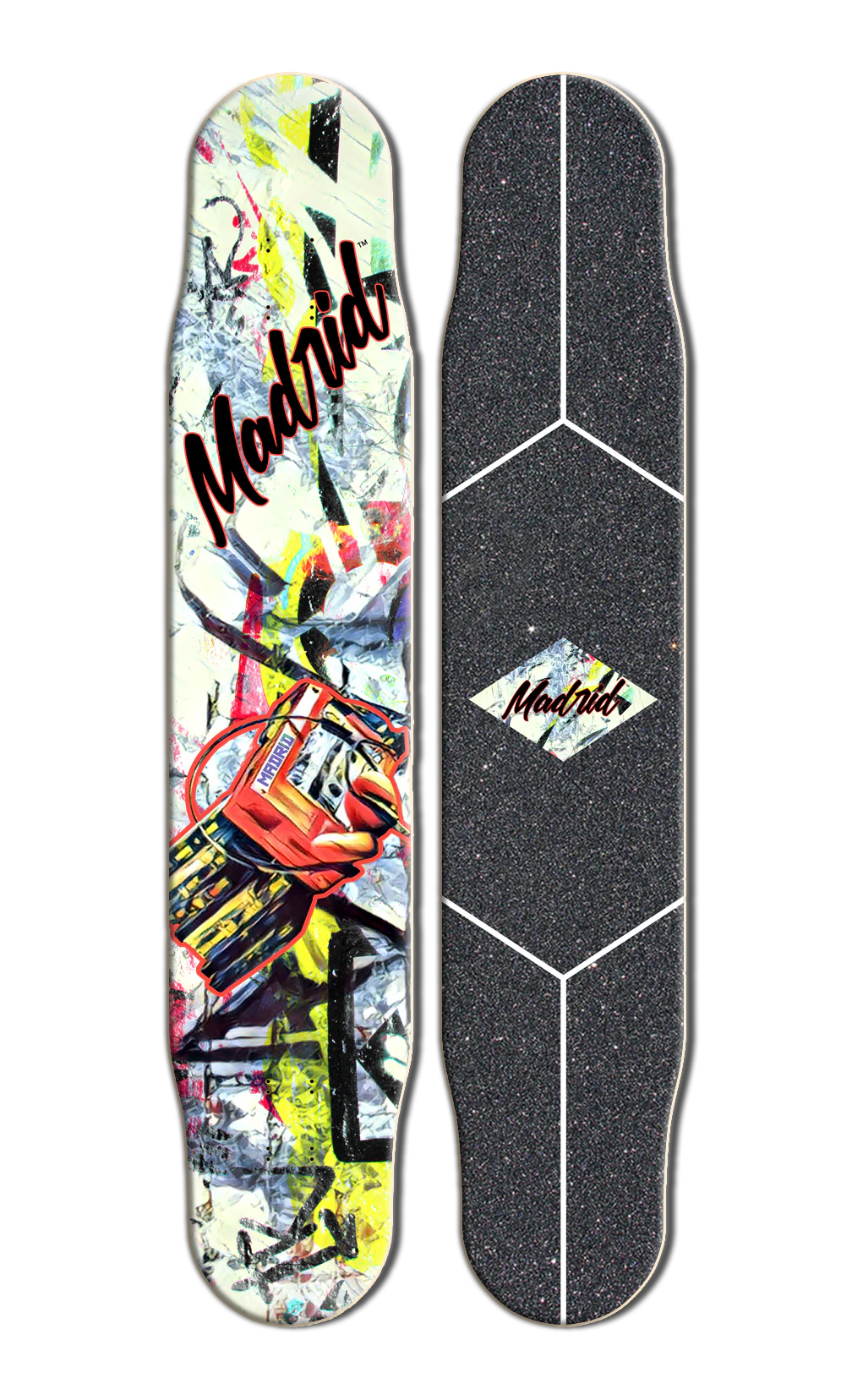 Fiberglass Longboard Carver 46" Walkman