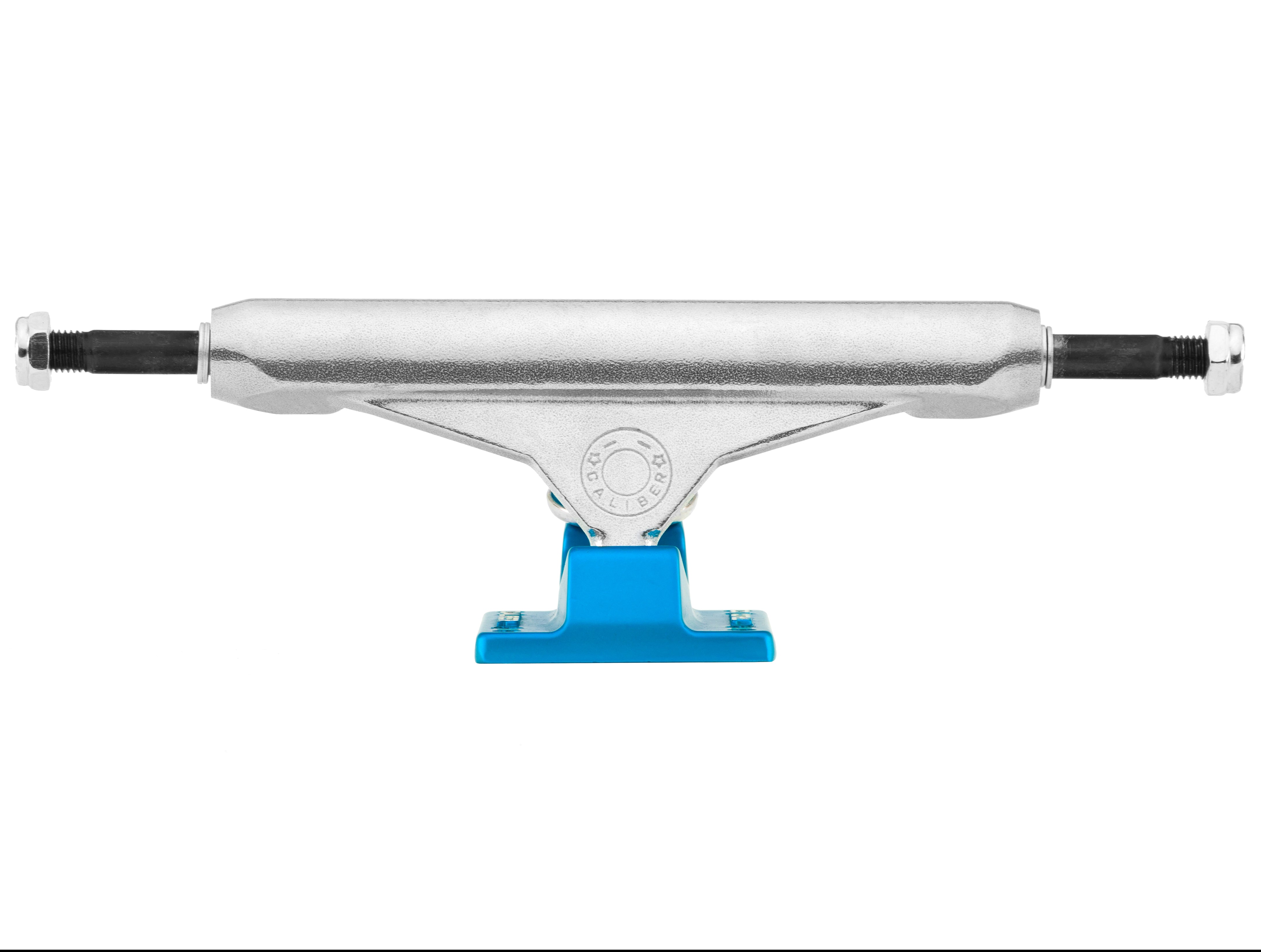 Caliber Standard 9" Raw/Satin Blue Trucks