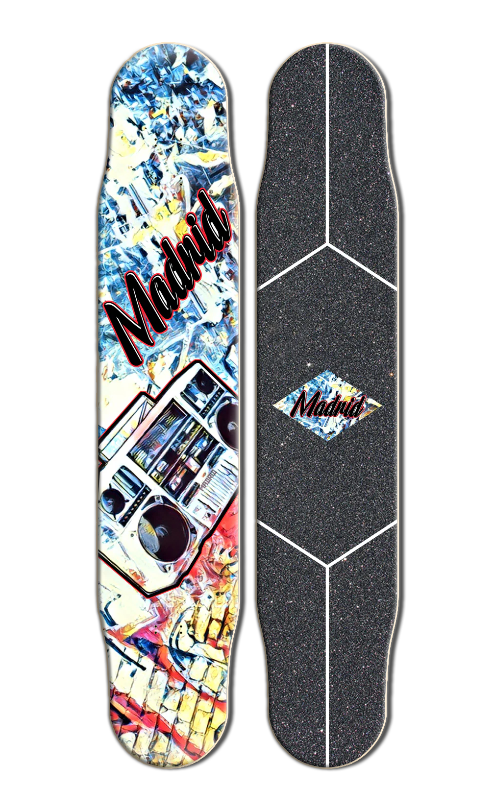 Fiberglass Longboard Carver 46" Boombox