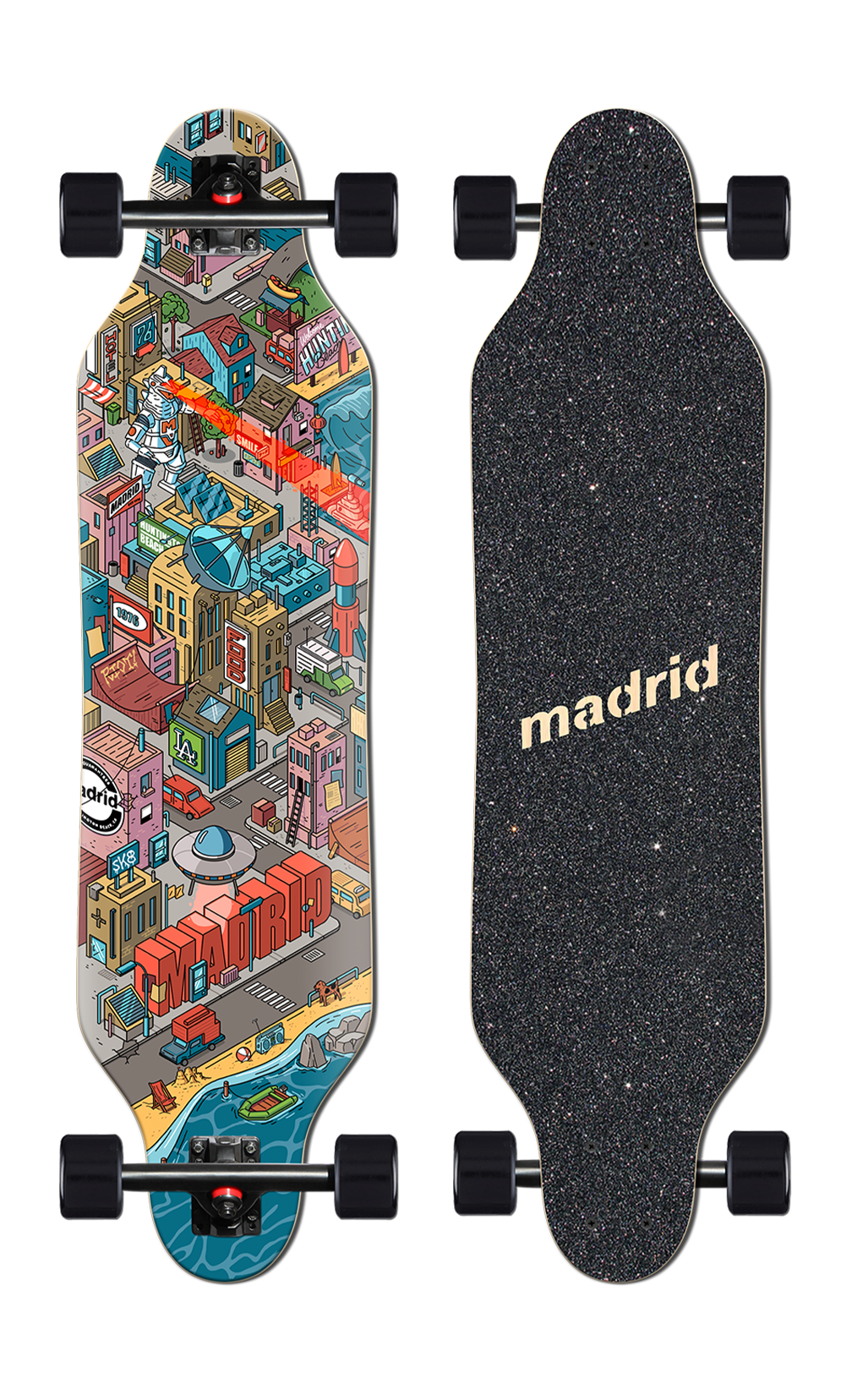 madrid スケートボード mountain legend ロングボード Madrid Wendigo 33.75