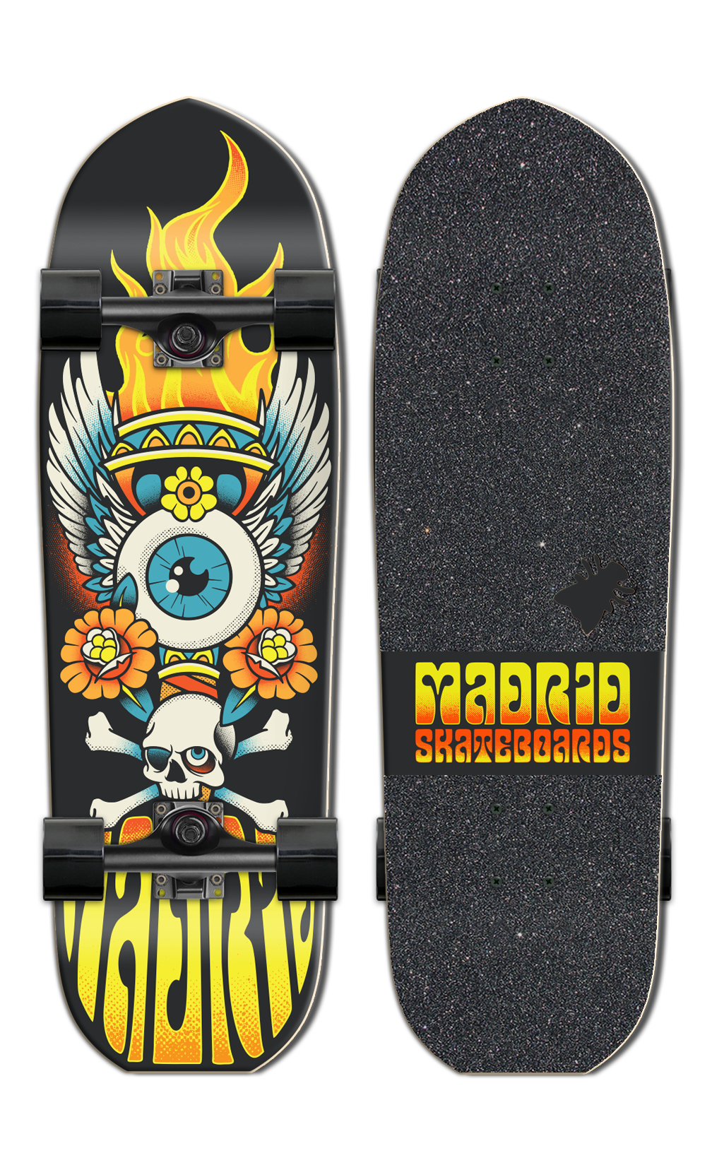 MADRID SKATEBOARD MADRID FLY マドリッドフライ 蝿柄 MADRID MADRID SKATEBOARD MADRID FLY マドリッドフライ 蝿柄 MADRID