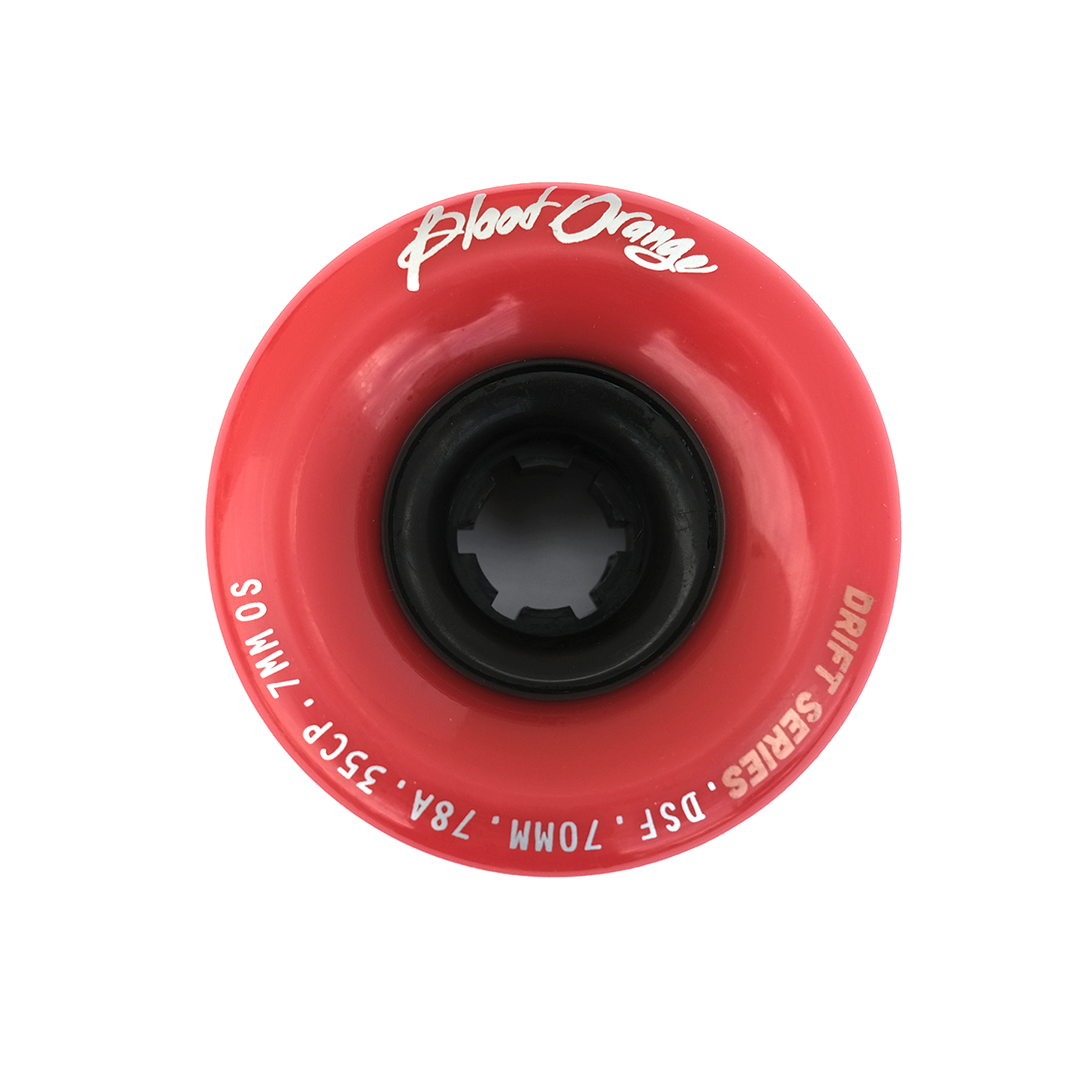 Blood Orange Drift Series 70mm/78A Oxblood Wheels