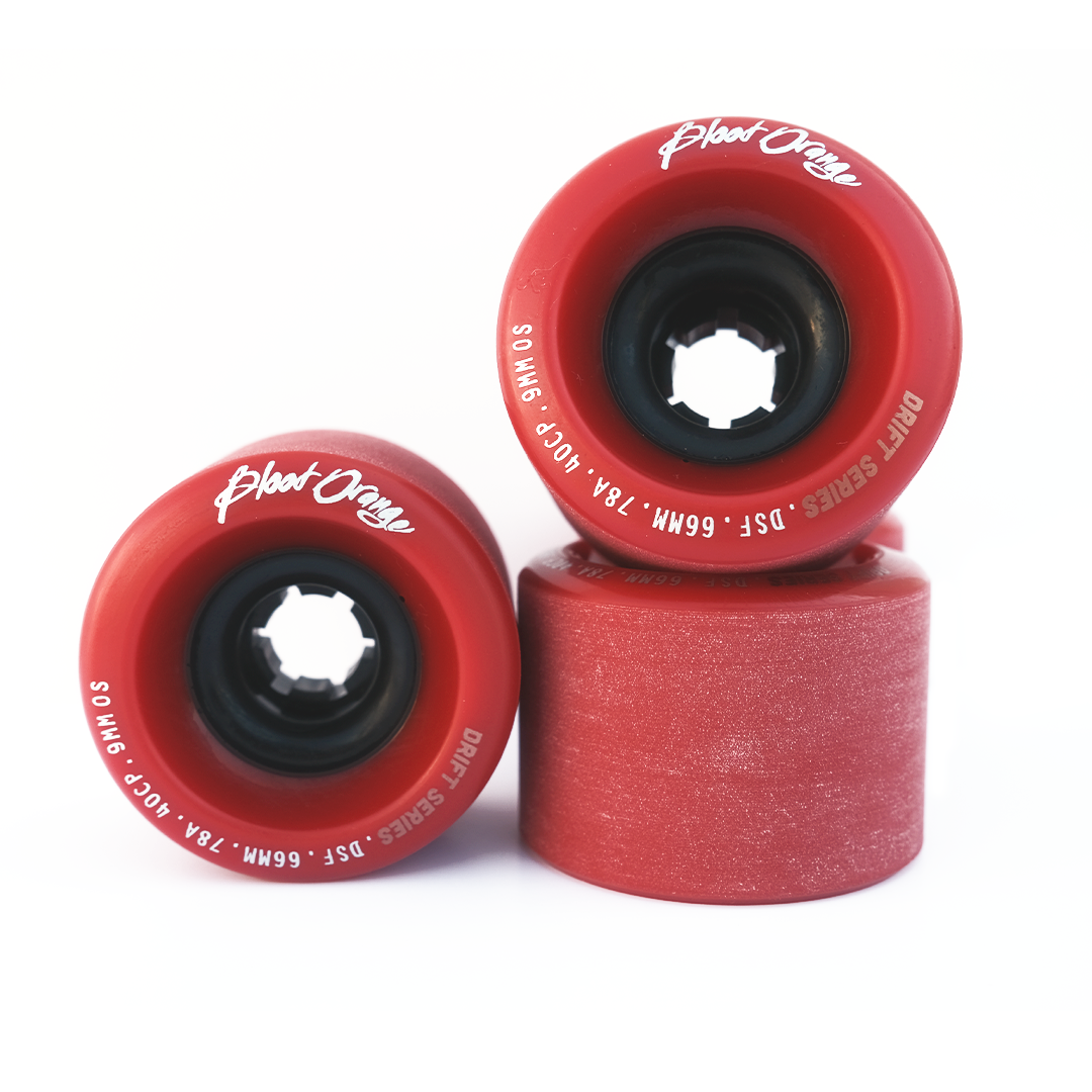 Blood Orange Drift Series 66mm/78A Oxblood Wheels – Full Blood Orange Drift Series 66mm/78A Oxblood Wheels – Full