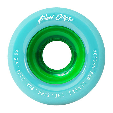 Blood Orange Morgan Pro Series 65mm/80A Seafoam Wheels